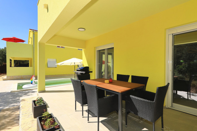 Au&szlig;en, Villa Gaby mit beheiztem Pool, Dugi Otok, Kroatien Božava
