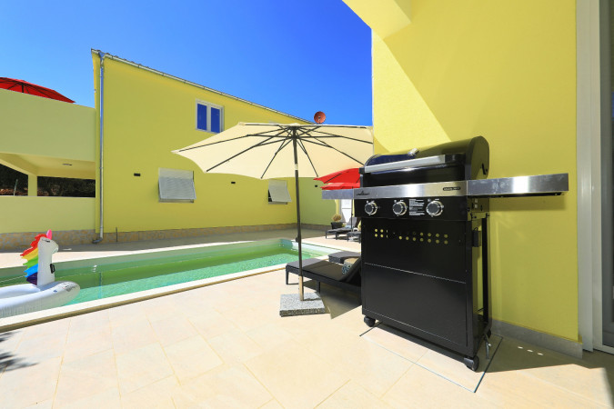 Au&szlig;en, Villa Gaby mit beheiztem Pool, Dugi Otok, Kroatien Božava