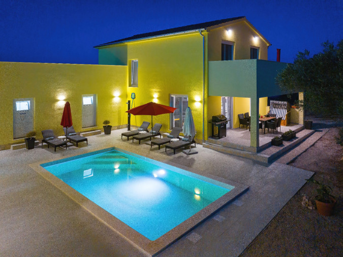 Au&szlig;en, Villa Gaby mit beheiztem Pool, Dugi Otok, Kroatien Božava