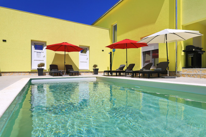 Au&szlig;en, Villa Gaby mit beheiztem Pool, Dugi Otok, Kroatien Božava